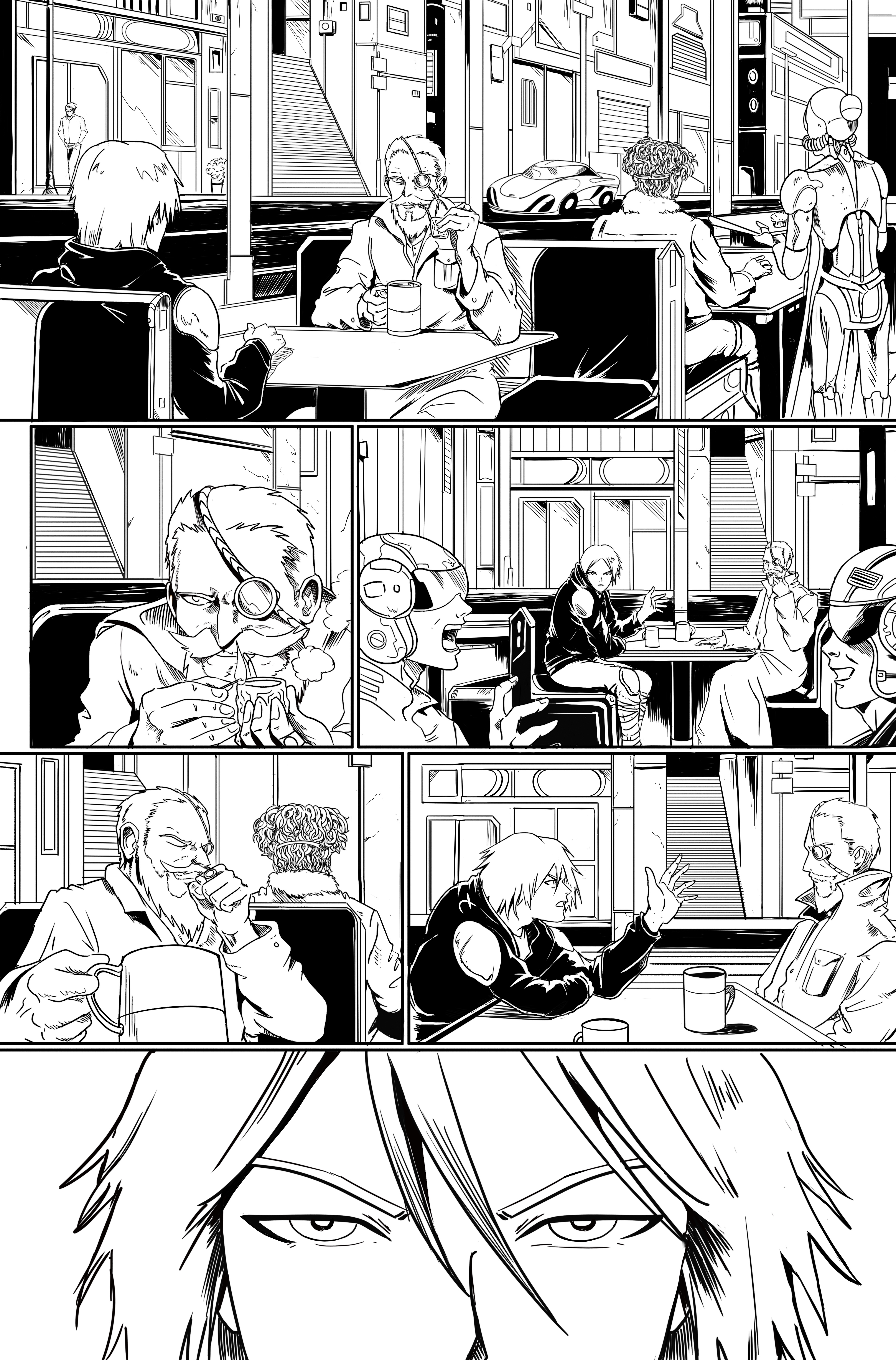 Last Drop — Page 3 B/W